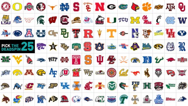 Image for article titled Time To Vote In The Only College Football Poll That Believed In Central Florida—The Deadspin 25 Is Back