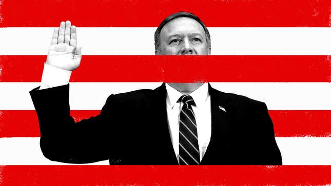 Image for article titled The CIA Says Mike Pompeo Didn't Fight in the Gulf War
