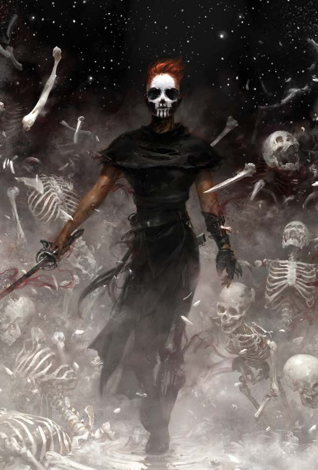 Art from the cover of the book Gideon The Ninth.