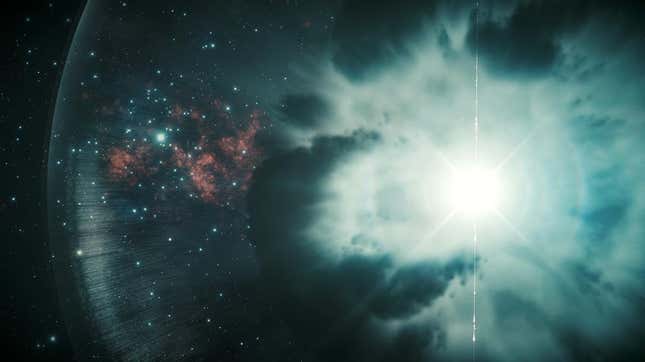 Artist’s conception of a supernova, which can trigger a gamma-ray burst. 