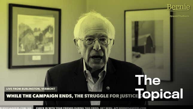 Image for article titled ‘I Congratulate Joe Biden, A Very Decent Man,’ Says Bernie Sanders In Unprovoked Attack On Democratic Party Unity