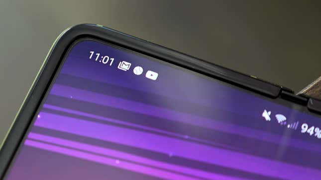 If you do get a Galaxy Fold, please don’t peel away its polymer film. It’s more than just a simple screen protector.