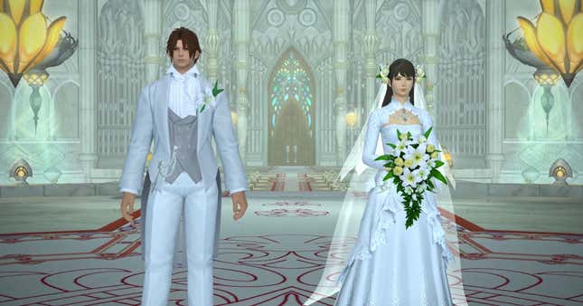 Image for article titled Final Fantasy XIV&#39;s Wedding Attire Will No Longer Be Tied To Character Gender