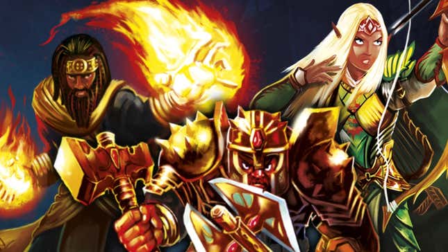 Part of the cover art from Dungeons & Dragons: Adventure Begins.