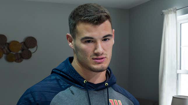 Image for article titled Parents Sign Up Mitch Trubisky For Rec Soccer Team In Hopes He’ll Develop Interest In Sports