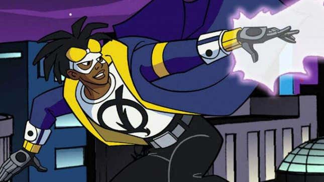 Static Shock, seen here in animated form, just got a film writer.