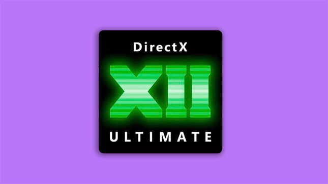 The new logo for DirectX 12 Ultimate.