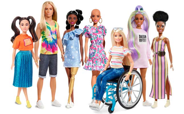 Image for article titled Living Dolls: Mattel Continues Barbie&#39;s Evolution With Even More Diverse Options for 2020