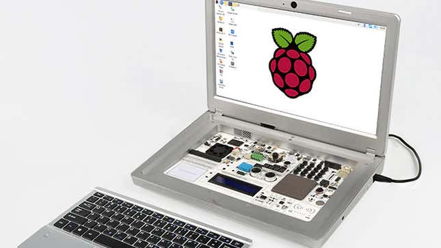 Image for article titled Force Your Kids to Code With This Raspberry Pi Laptop