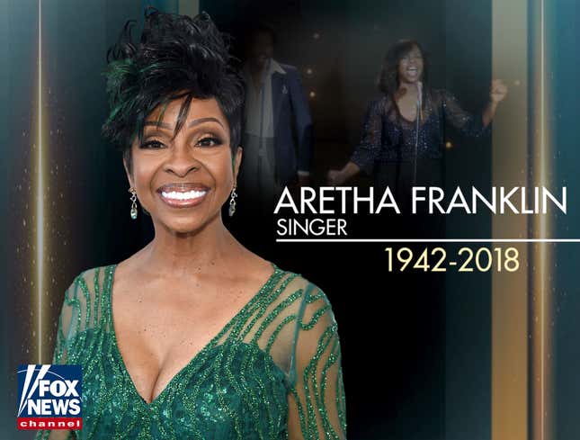 Image for article titled Fox News Apologizes For Mistaking Patti LaBelle For Aretha Franklin