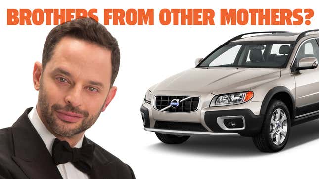Image for article titled Someone Felt A Volvo Looked Like Nick Kroll And It Started A Great Twitter Thread Of People That Look Like Cars