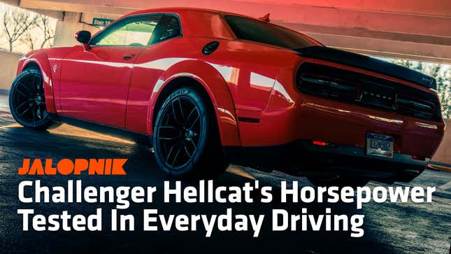 Here's How Much Horsepower A 2018 Dodge Challenger Hellcat Uses In Everyday Driving