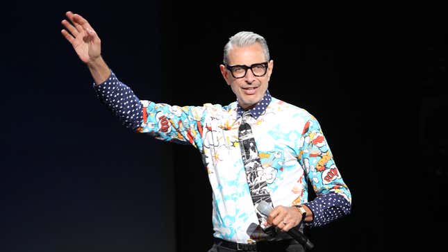 Image for article titled Here Is the Dancing Jeff Goldblum Video We All Probably Need but Certainly Do Not Deserve