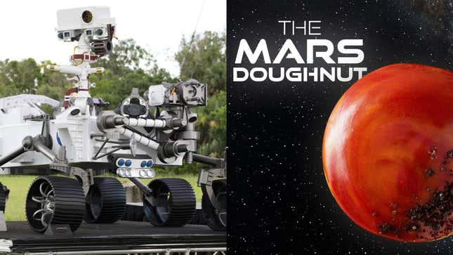 Image for article titled Last Call: Is there life on Mars? Or just Krispy Kremes?