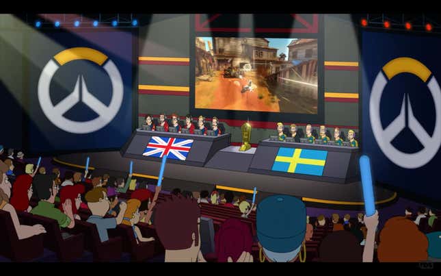 Image for article titled Someone At American Dad Is A Big Fan Of The Overwatch League
