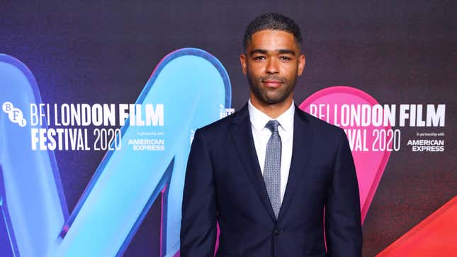 Kingsley Ben-Adir attends the “One Night in Miami” premiere during the 64th BFI London Film Festival on October 11, 2020 in London, England.