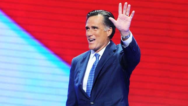Image for article titled Romney&#39;s Acceptance Speech To Avoid Mentioning Personal, Professional, Religious, Political Life
