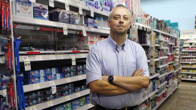 Image for article titled Walgreens Manager Certain Dead Father Would Have Been Proud Of Crest Toothpaste Display