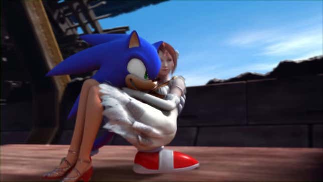 This is the most cursed, non-fanart image of Sonic ever created.