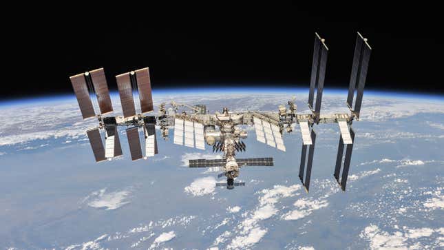 The ISS.