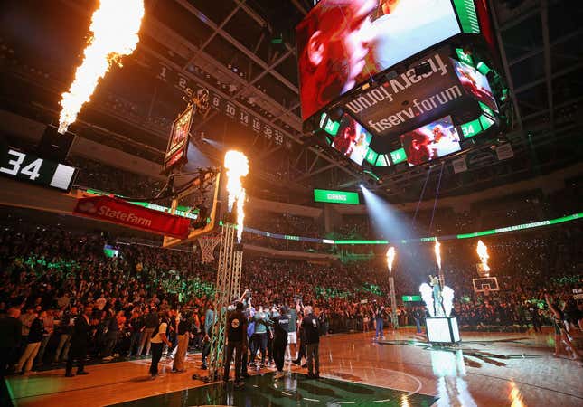 Fiserv Forum, the Bucks’ home court, will not host early polling as officials had planned.
