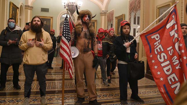 Image for article titled It&#39;s Apparently Very Easy to Riot in the Capitol When You&#39;re a Trump Supporter: Updating