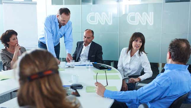 Image for article titled CNN Holds Morning Meeting To Decide What Viewers Should Panic About For Rest Of Day