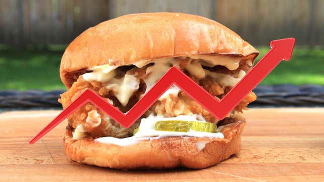Image for article titled Analysts: Popeyes chicken sandwiches appreciate in value on secondary market