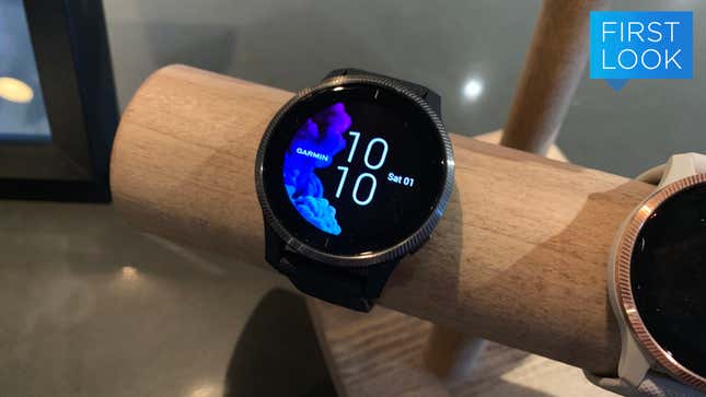 The Venu is Garmin’s first AMOLED smartwatch.