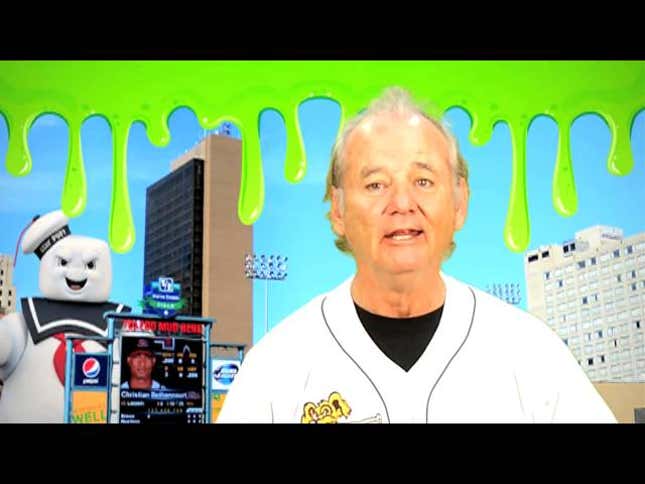 Bill Murray Channels Harry Caray For Minor League Promo