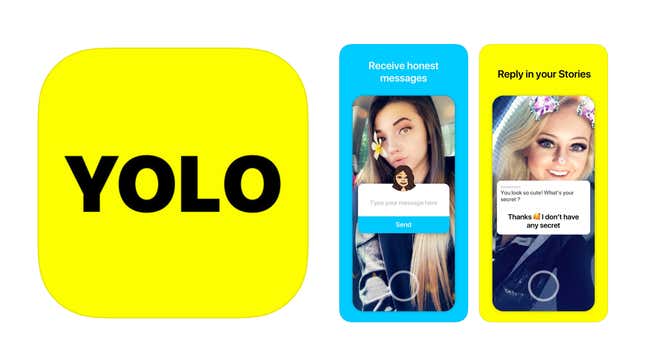Image for article titled What Parents Need to Know About the YOLO App for Snapchat