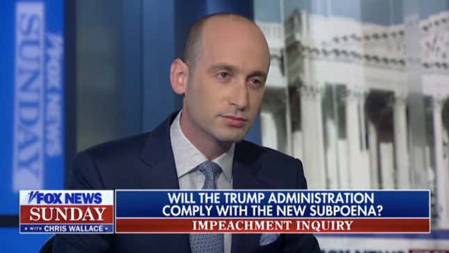 Image for article titled Did You See Stephen Miller Get Yelled at?