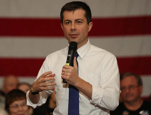 Image for article titled Buttigieg: ‘My Record During My First Term As President Speaks For Itself’