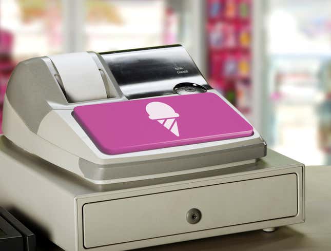 Image for article titled Baskin-Robbins’ Cash Register Interface Just Big Button For Ice Cream