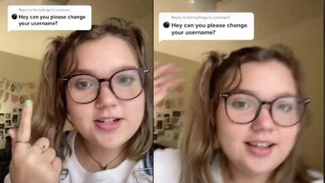 Image for article titled The Girl On TikTok Who Made a Fraternity Her Username
