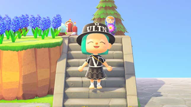 Image for article titled High-End Fashion Designers Are Showing Off Their Couture In Animal Crossing: New Horizons