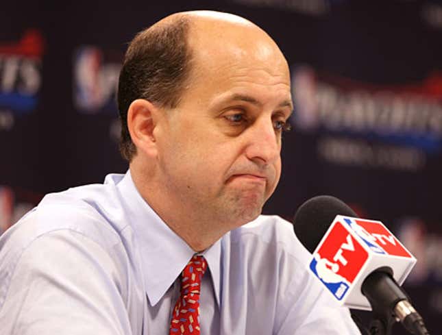 Image for article titled Jeff Van Gundy Looking Even Sadder Than Usual