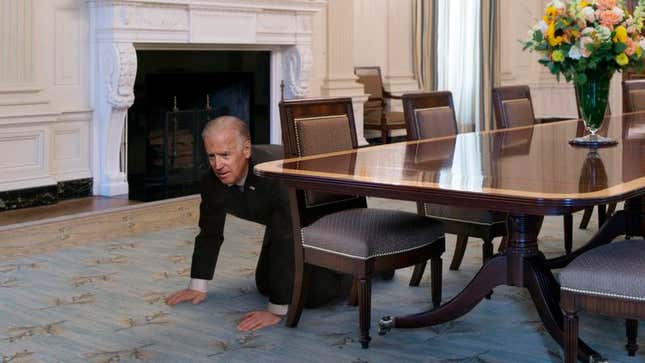 Image for article titled Biden Searching White House One Last Time For Missing Pet Snake