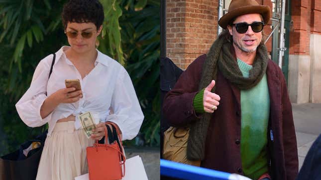 Image for article titled Sorry, Everyone! Brad Pitt Is Still Not Dating Alia Shawkat