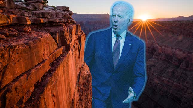 Image for article titled Political Consultant Suggests Rallying Dems With Giant, Fortnite-Style Holographic Biden