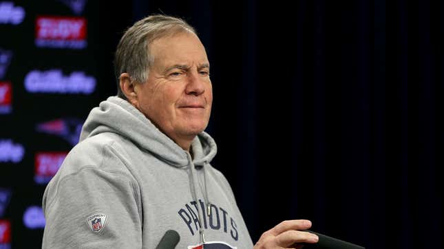 Image for article titled Bill Belichick Praises Patriots’ Discipline And Dedication In Building The Device