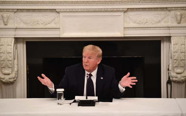 Image for article titled Trump Just Claimed He’s Taking Hydroxychloroquine. He's Probably Lying and 2 More Ways to View This Revelation