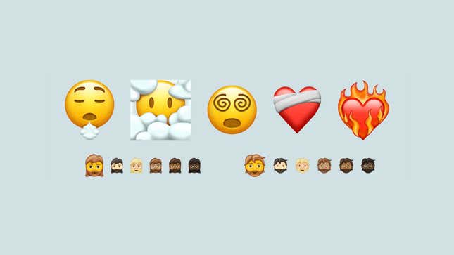 Image for article titled A Handful of New Emoji, Ranked