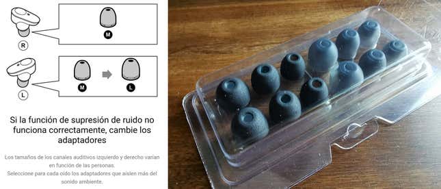 Esas puntas están en la caja por algo. Tómate la molestia de probarlas.
