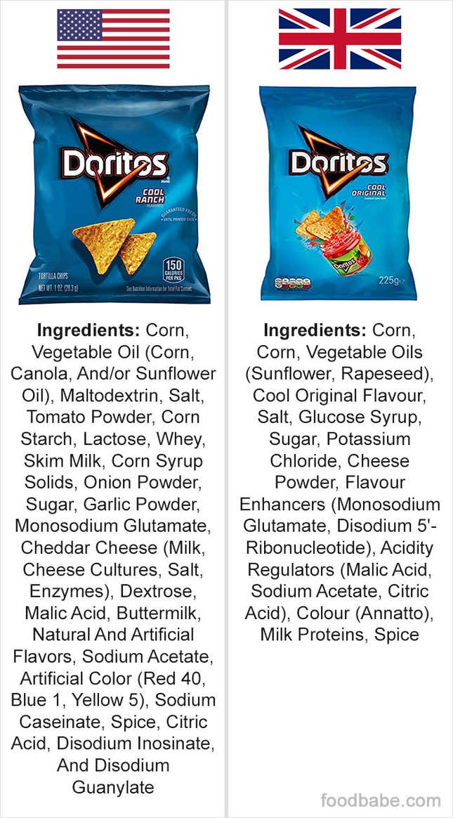 Imagen para el artículo titulado La asombrosa diferencia entre los ingredientes de las patatas de McDonalds de EE.UU. y Reino Unido