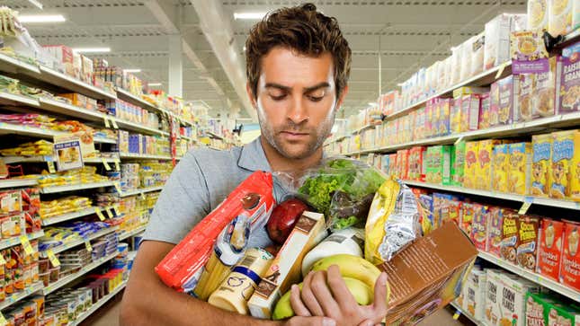 Image for article titled Man Has Come Too Far To Turn Back For Grocery Basket