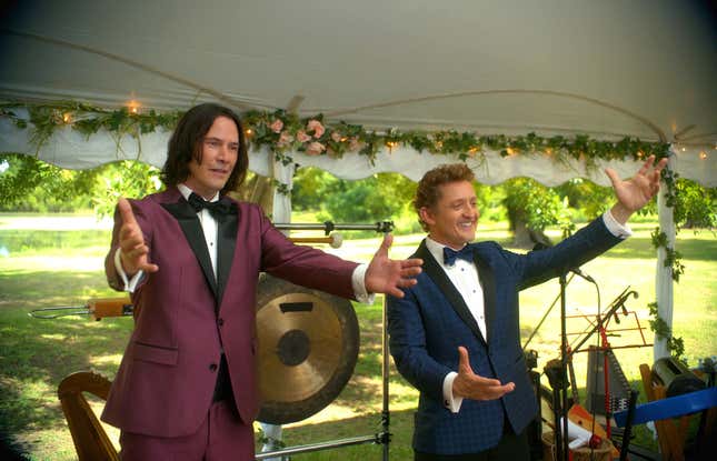 Image for article titled Updates From Bill & Ted's Return, The Matrix 4, and More