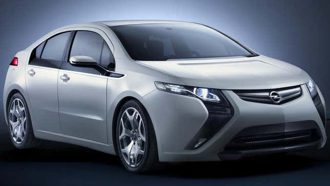 Image for article titled The Opel Ampera Had To Walk So The New Chevy Bolts Could Run