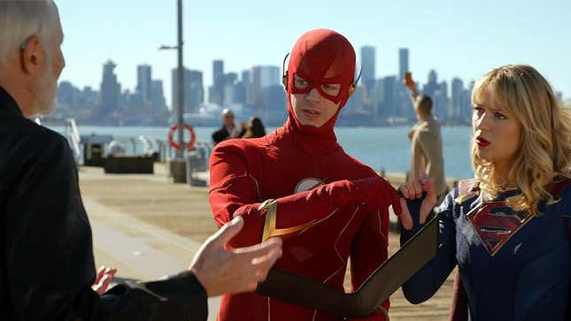 Barry and Kara meet a very famous face.