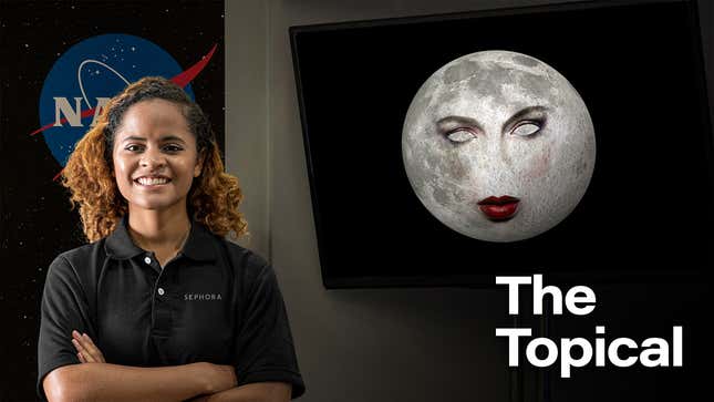 Image for article titled Sephora Awarded NASA Contract To Give Moon Fresh, Fun Makeover